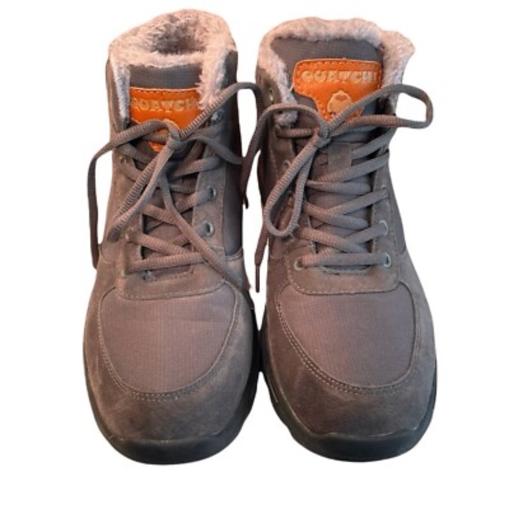 Quatchi Womens Fur Lined‎ Cold Weather Boots Size 10 Gary Lace Up Ankle Shoes - Picture 4 of 9